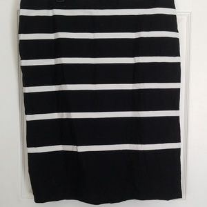 Talbots striped pencil skirt